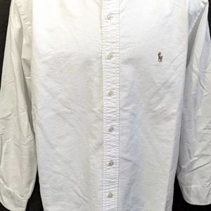 Polo Ralph Lauren white Oxford cloth shirt 18/34/35